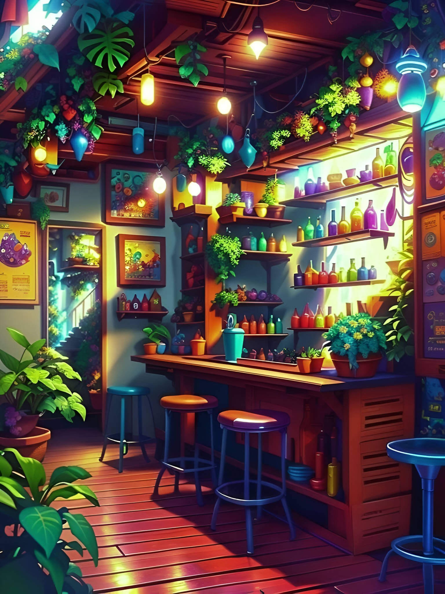 A Private Bar | AI Generated Art Gallery